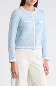 KAY UNGER SPORTSWEAR Bouclé Sweater Jacket