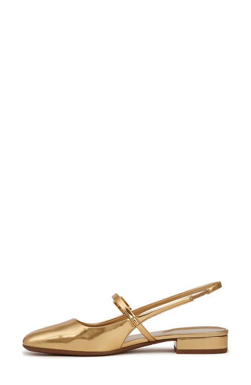 Franco Sarto Destin Slingback Flat In Gold