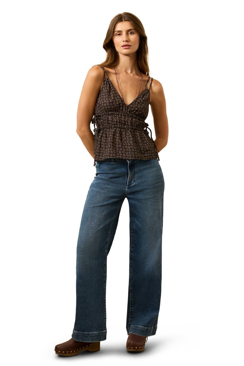 Sunbeam Side Tie Camisole, Alternate, color, LUNA MIXED PRINT