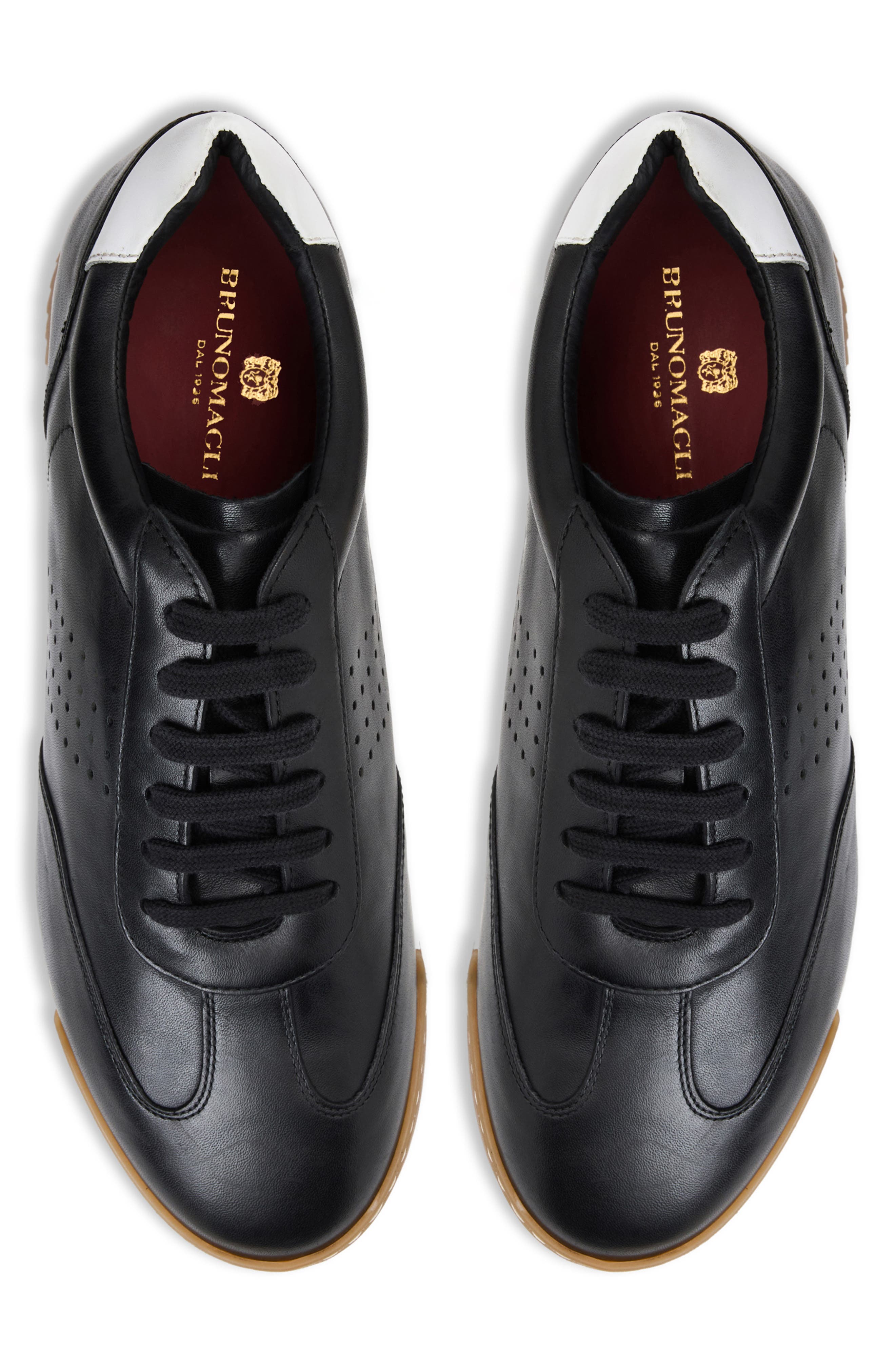 Bruno Magli Brozzi Low Top Leather Sneaker, Alternate, color, 