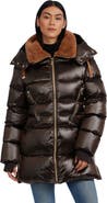 Pajar Lyra Channel Quilted Puffer with Detachable Hood