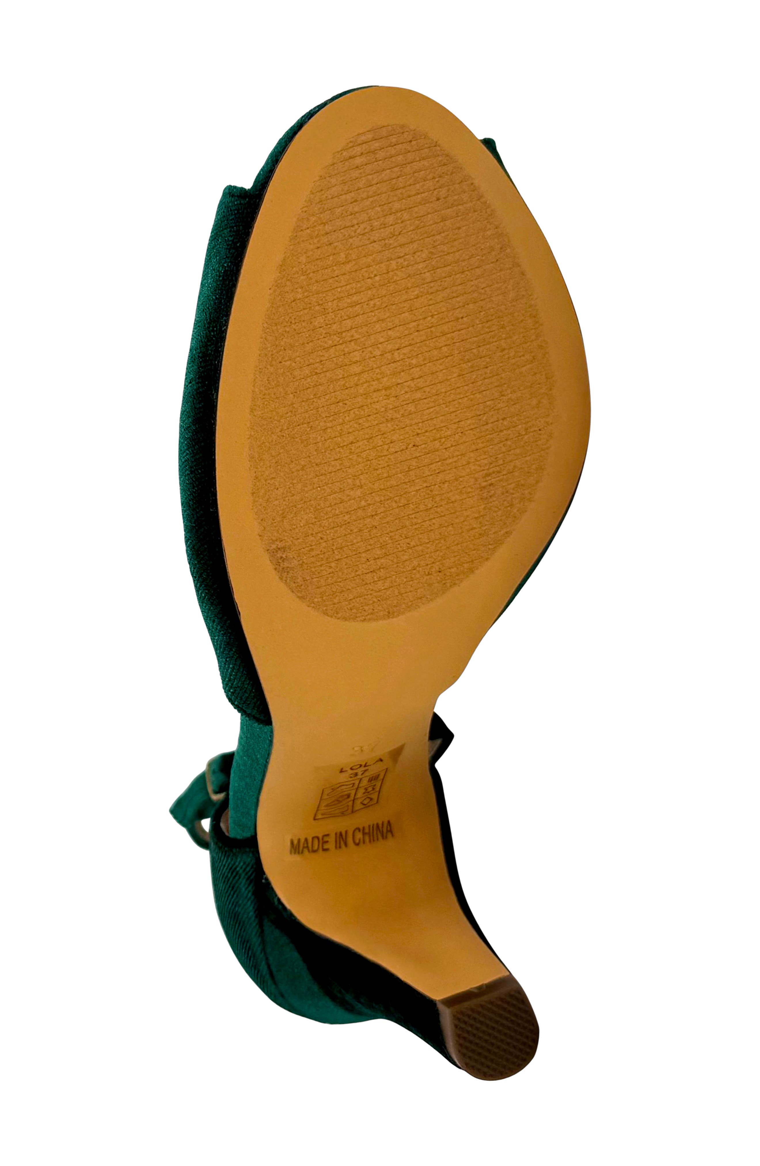 Lola Sandal, Alternate, color, GREEN