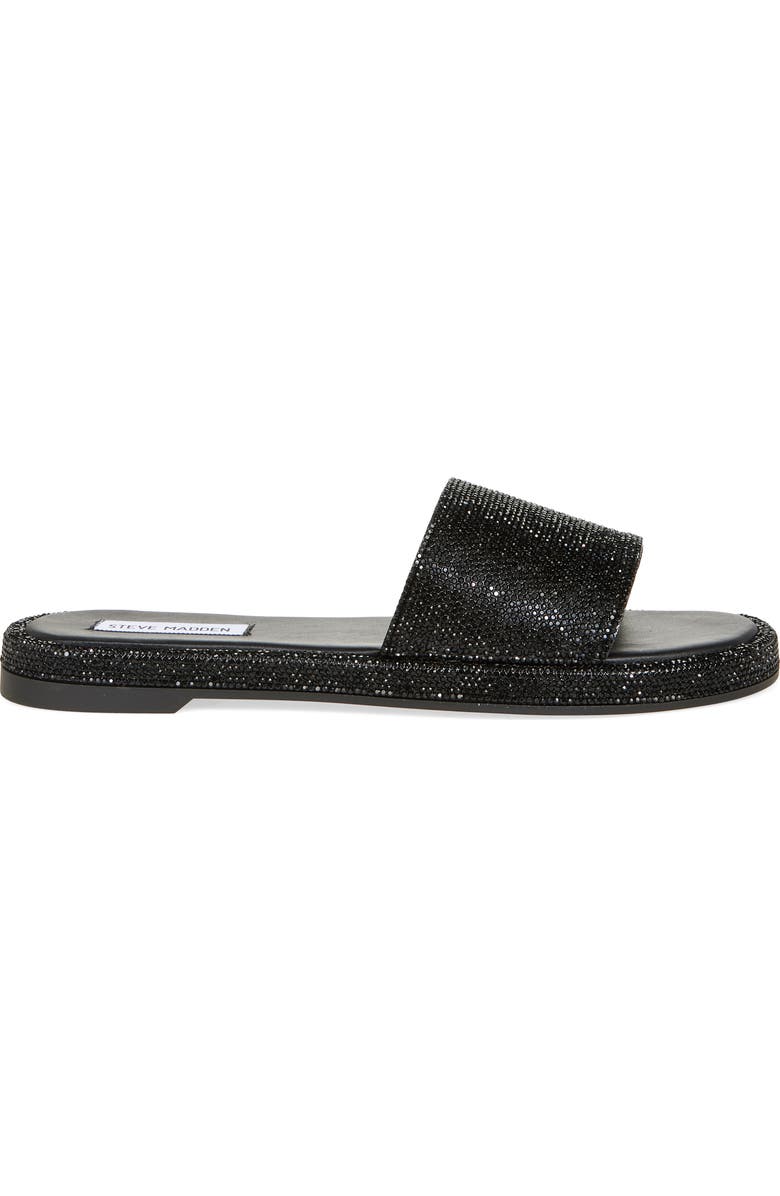 Steve Madden Rubee Slide Sandal, Alternate, color, Black