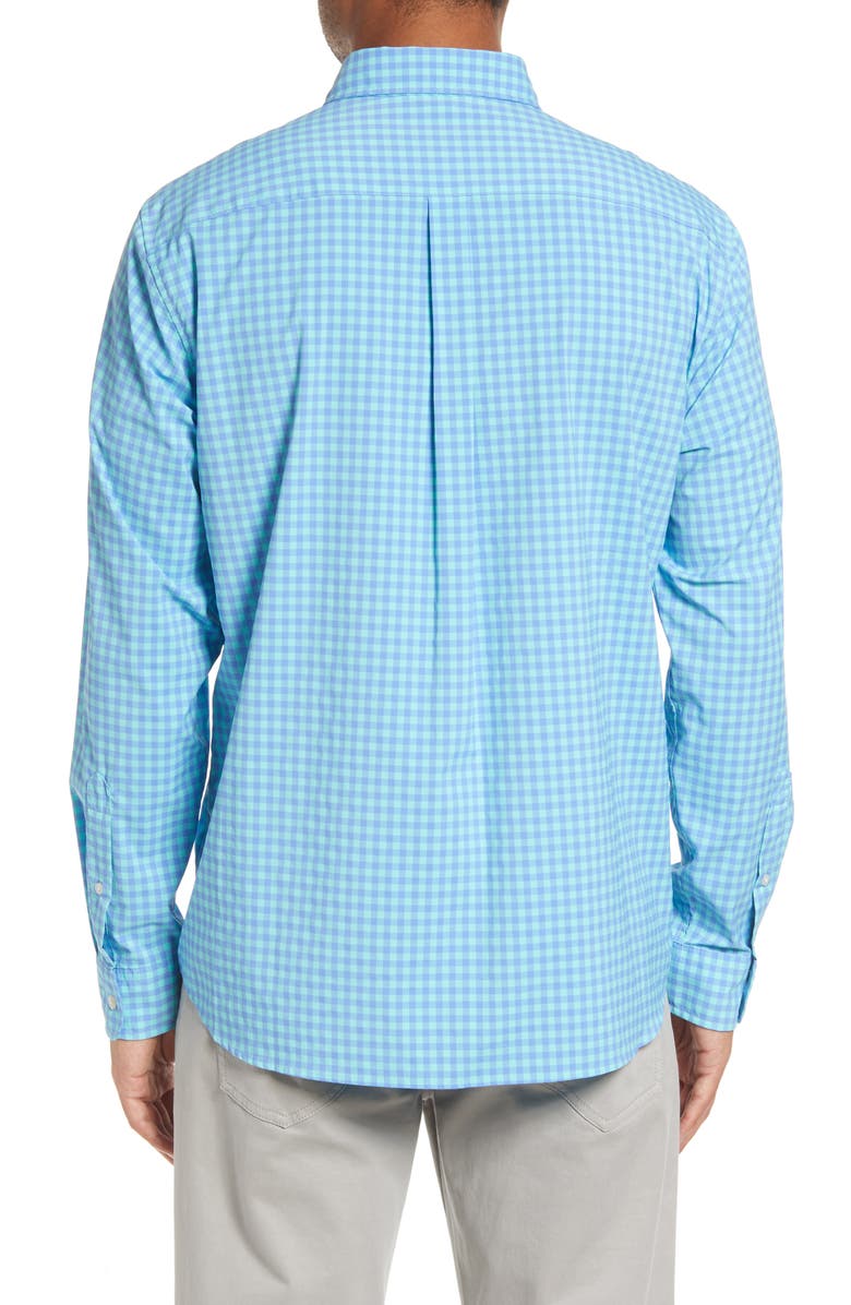 vineyard vines On-The-Go Classic Fit Gingham Button-Down Shirt, Alternate, color, 