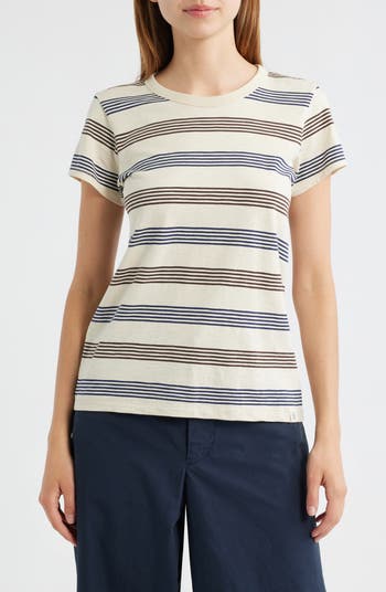 ラグアンドボーン Tシャツ レディース トップス THE SLUB STRIPE