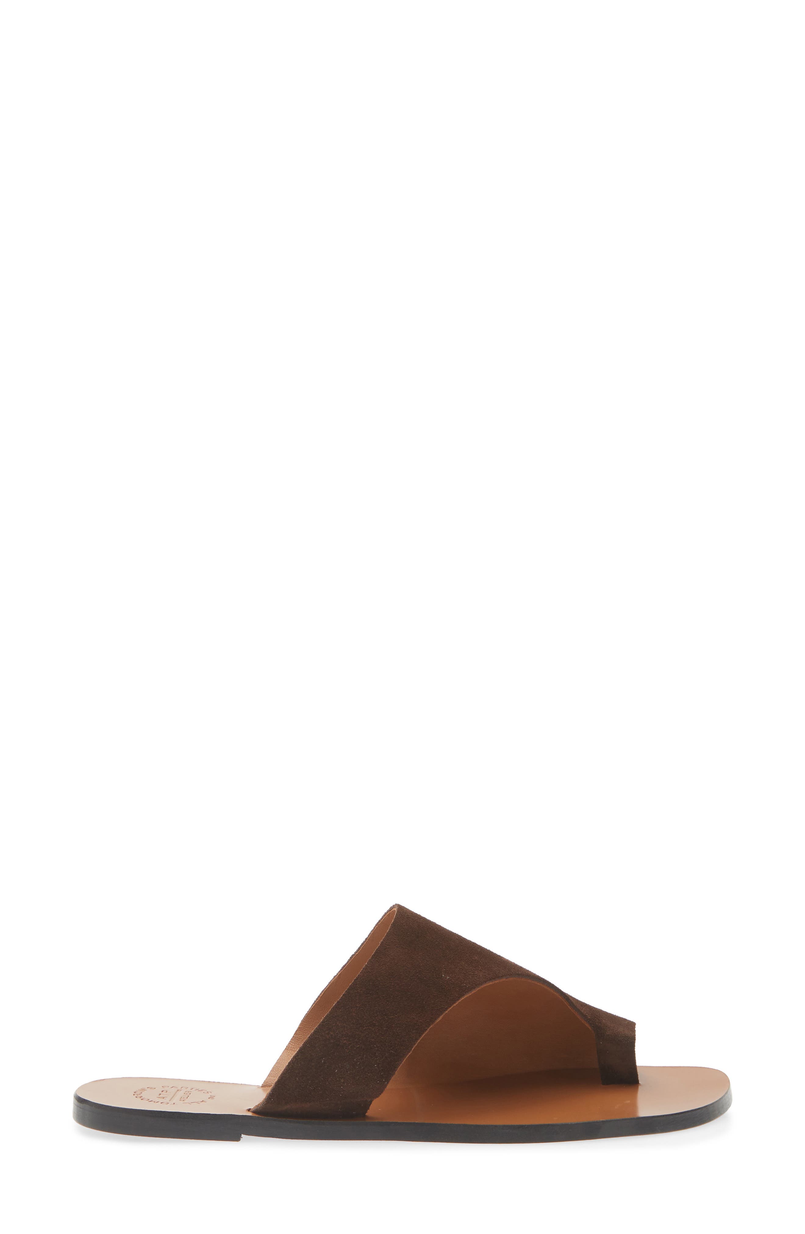 Rosa Toe Loop Sandal, Alternate, color, WALNUT