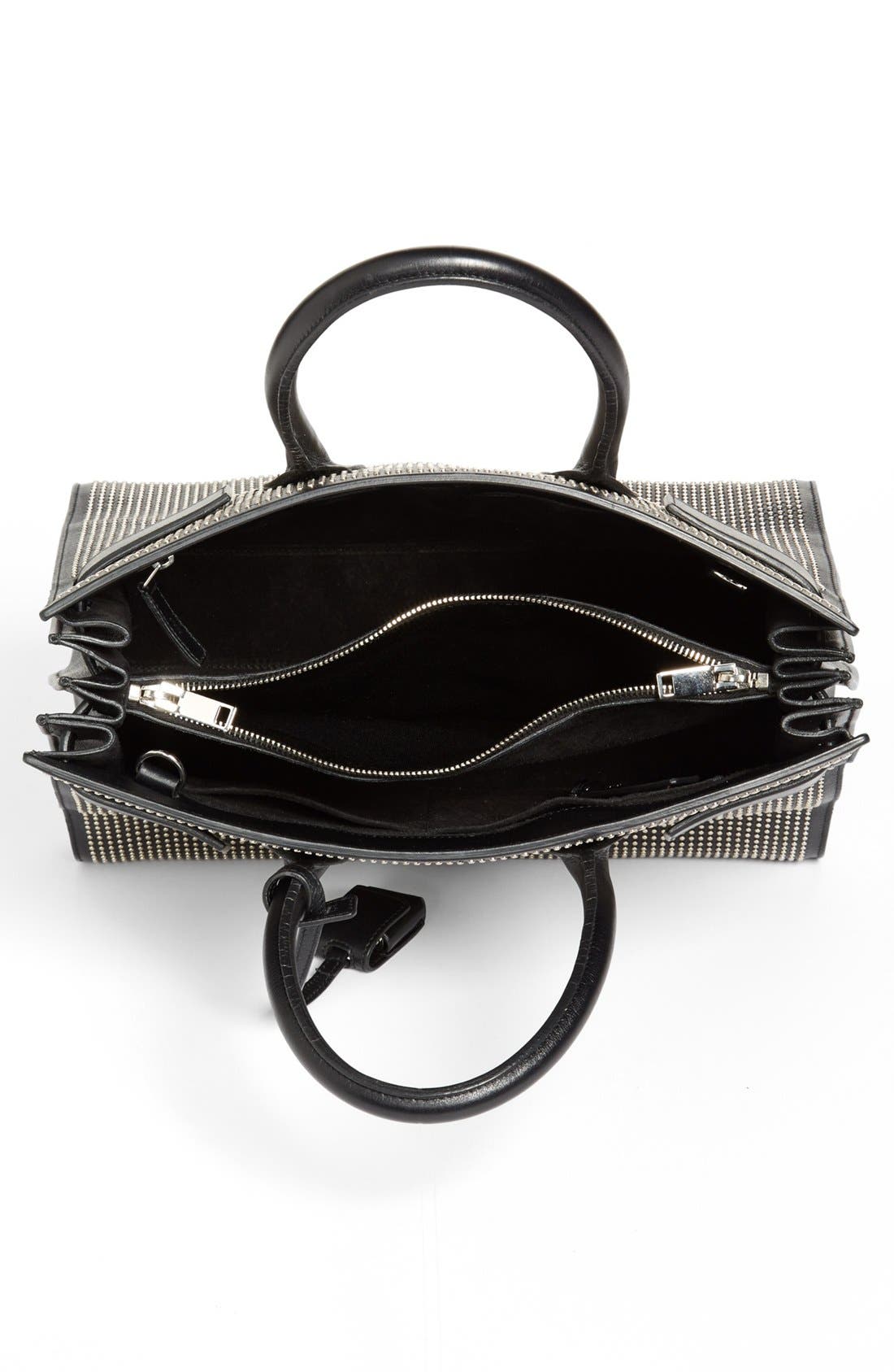 Saint Laurent 'Small Sac de Jour Studs' Leather Tote, Alternate, color, 
