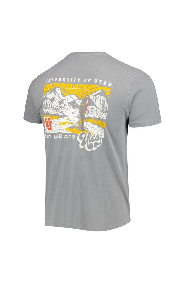 IMAGE ONE Men's Gray Utah Utes Hyperlocal T-Shirt, Alternate, color, Gray