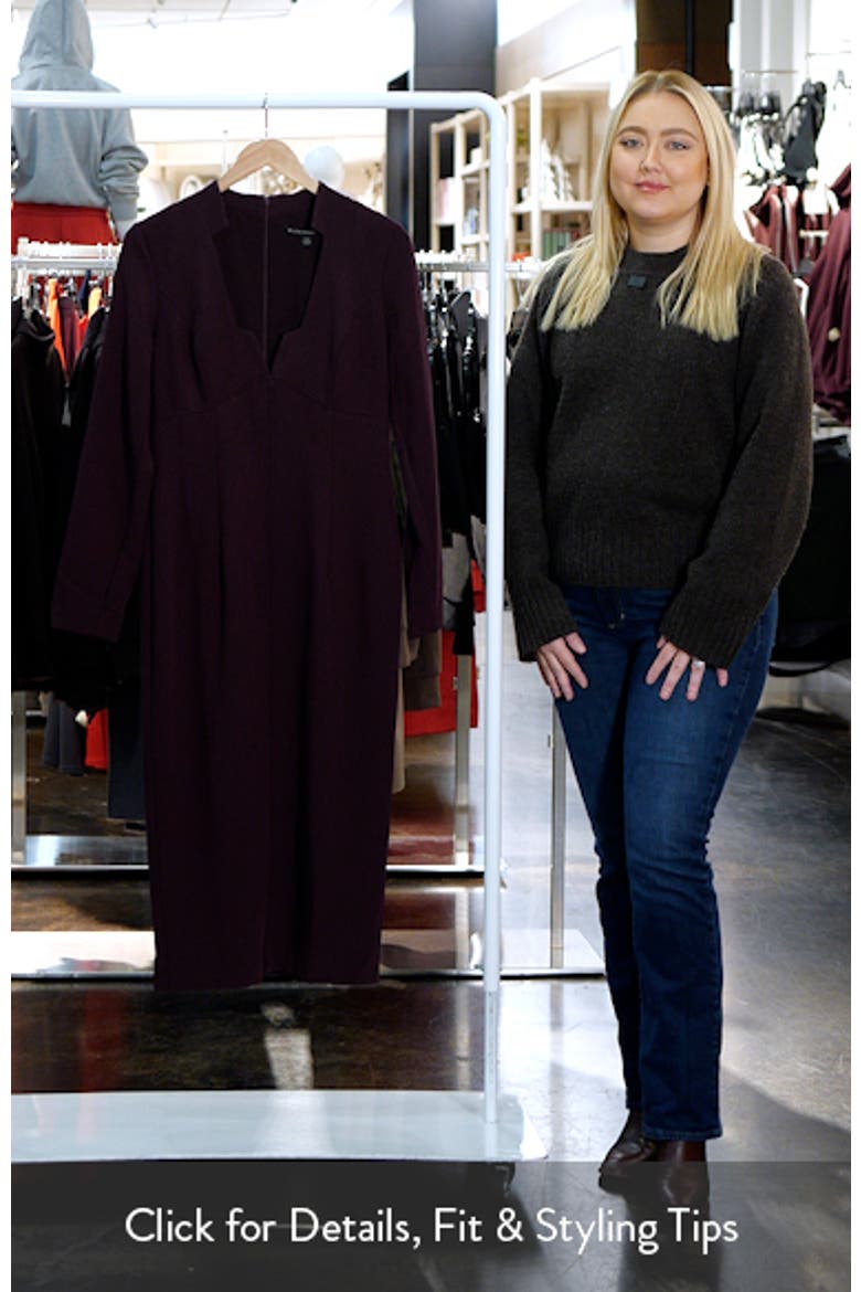 Kylah Long Sleeve Midi Dress video