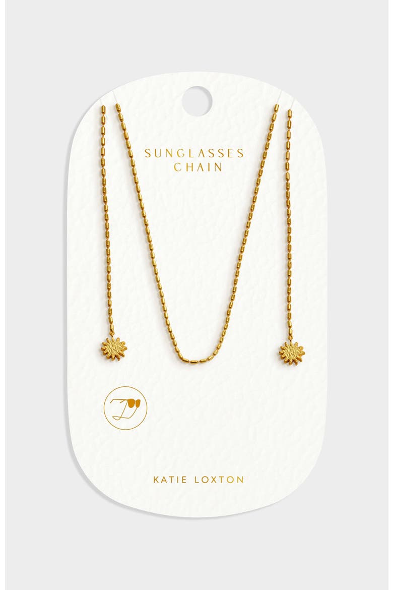 Solesi Sun Sunglasses Chain, Main, color, Gold Coated