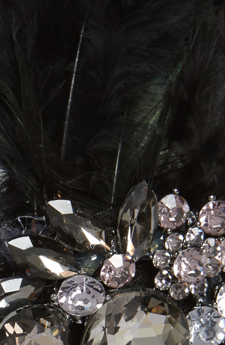 Tasha Crystal Feather Headband, Alternate, color, 