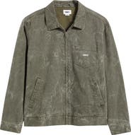 Obey Workman Cotton Denim Zip Jacket