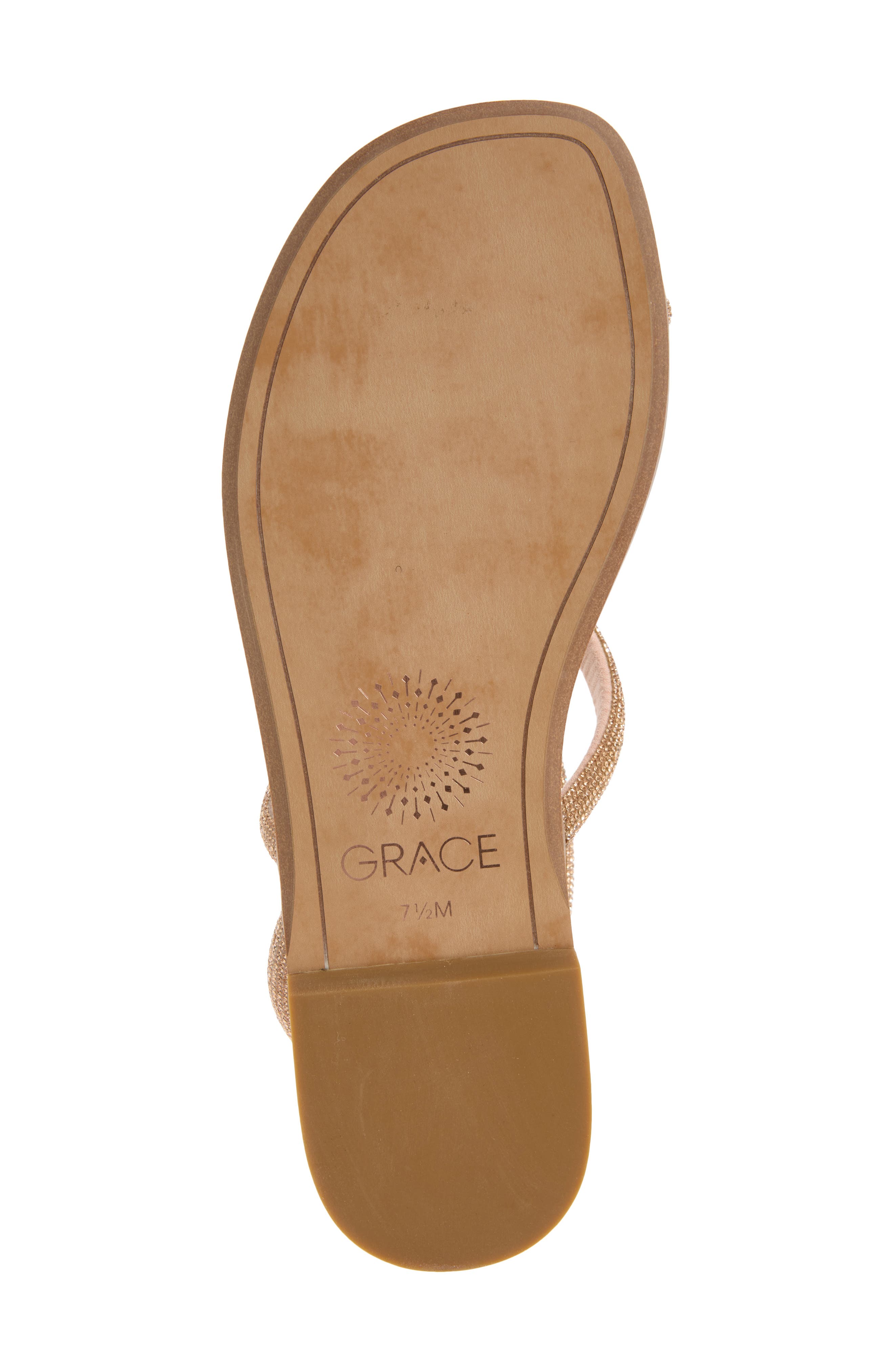 Majorca Slide Sandal, Alternate, color, CHAMPAGNE