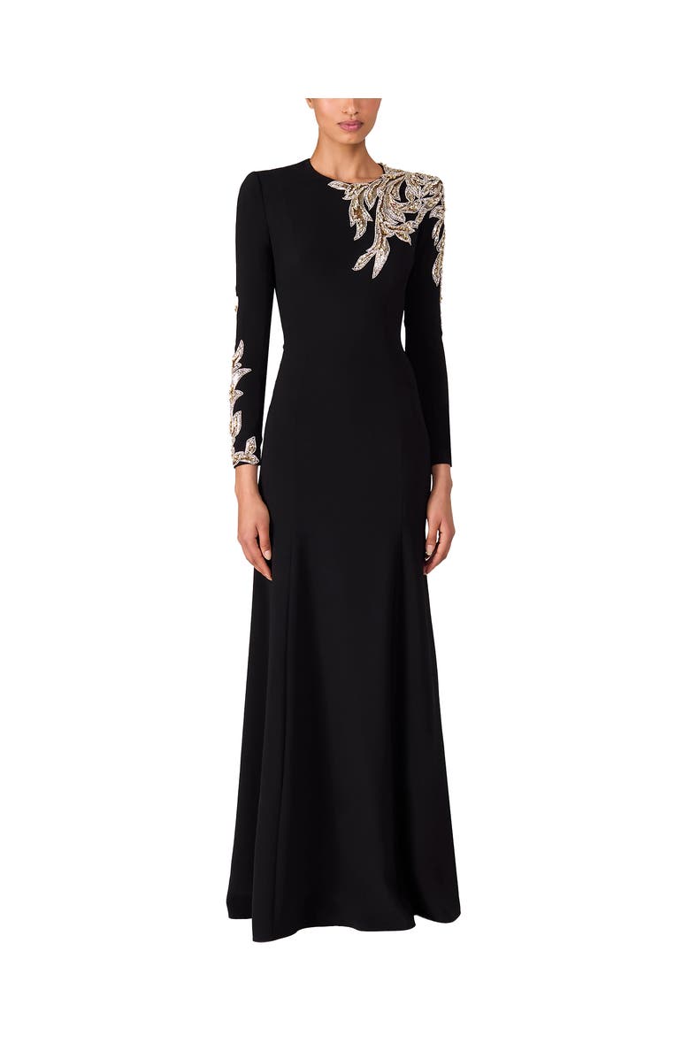 Jenny Packham Honor Sequin-Embellished Maxi Gown, Alternate, color, Liquorice