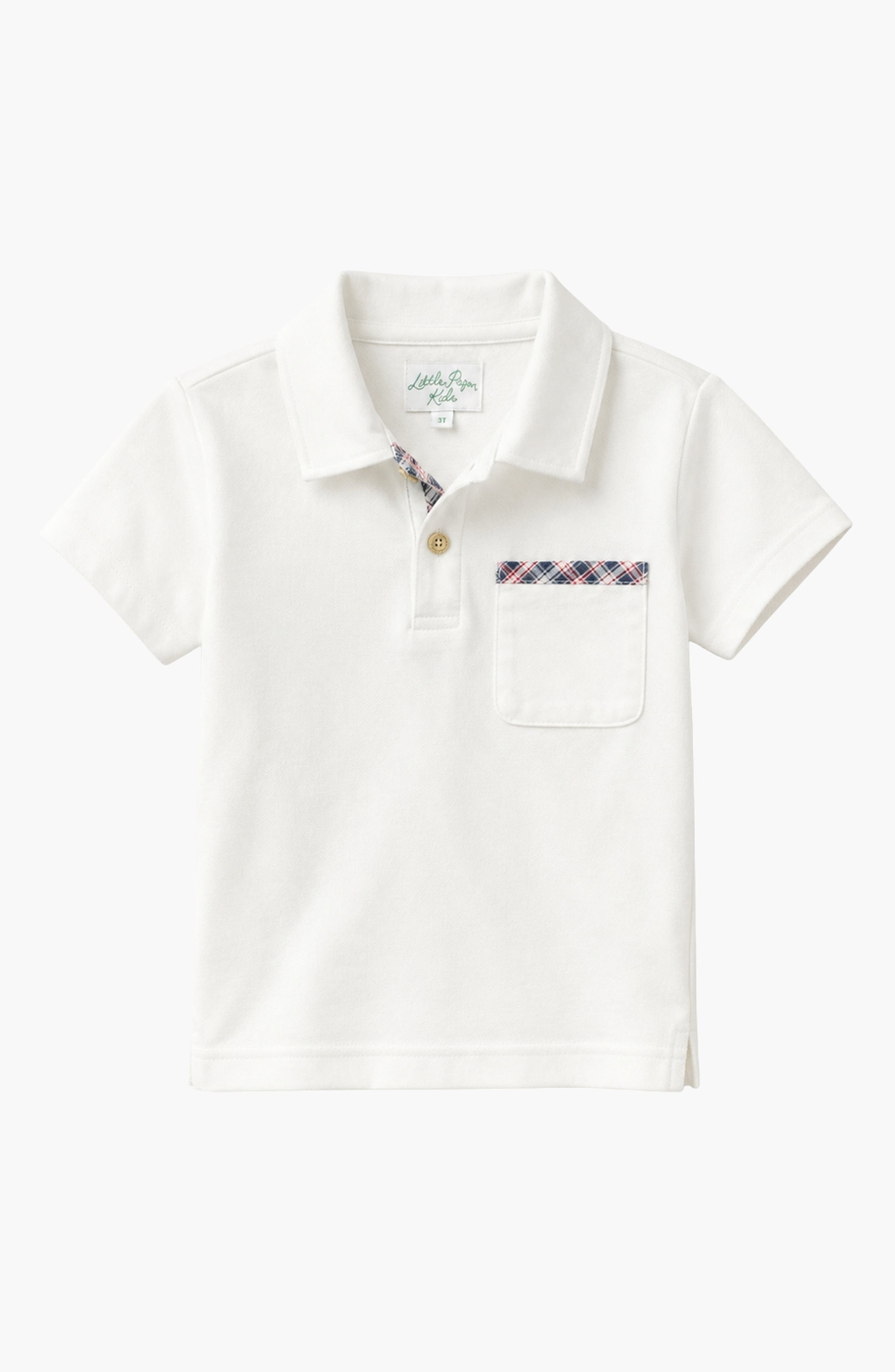 selected Off White & Plaid