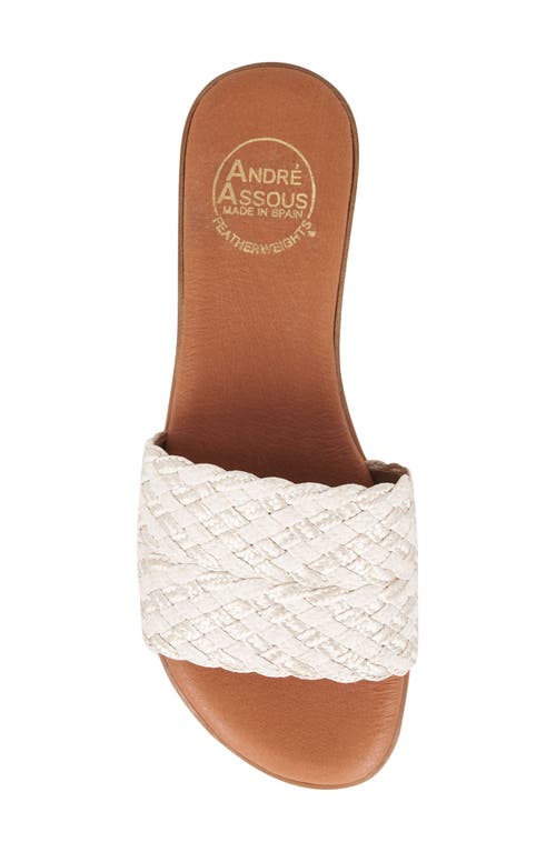 Andre Assous André Assous Nahala Featherweights™ Slide Sandal In White