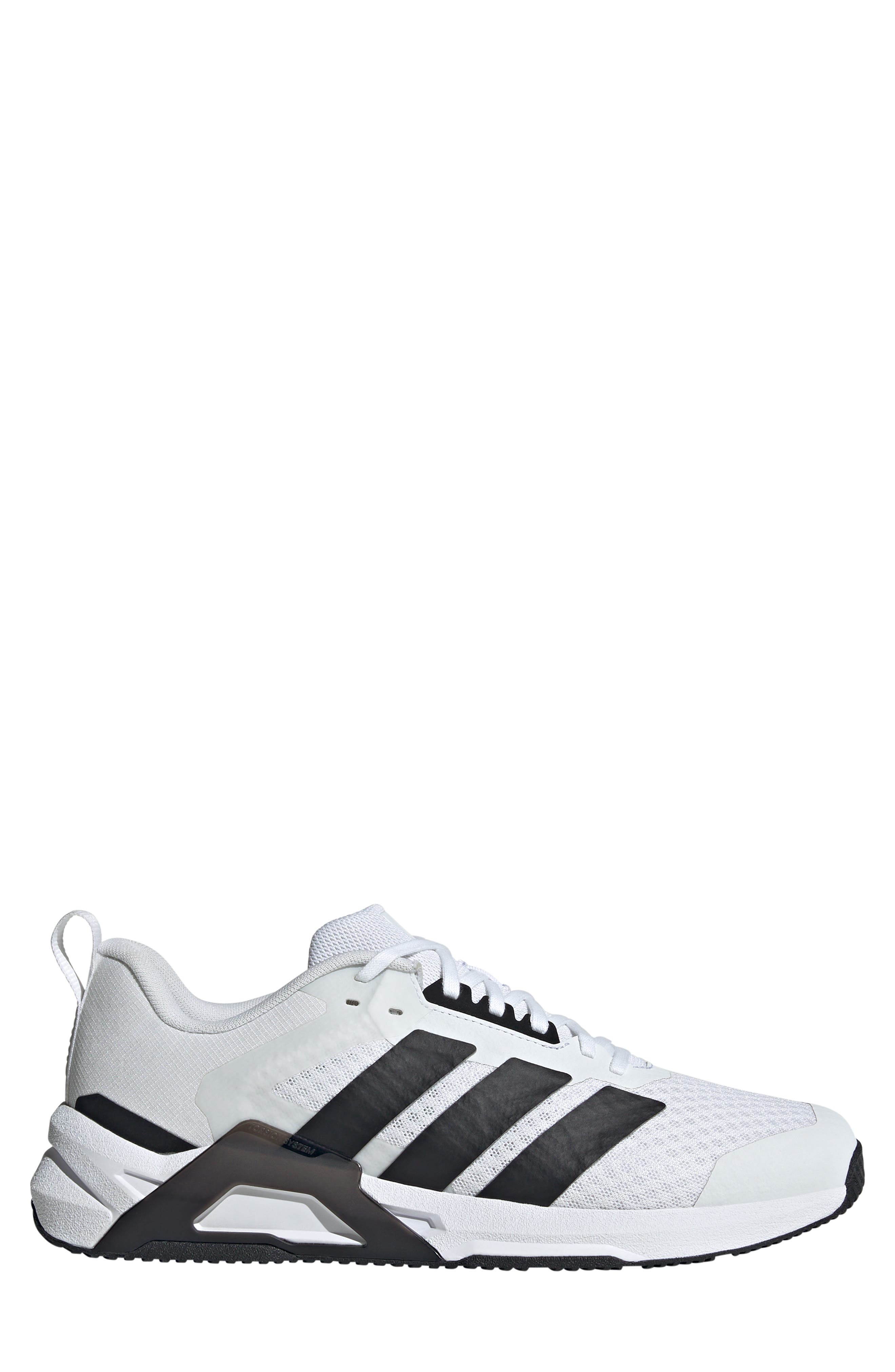 adidas Dropset Vario Training Shoer, Alternate, color, White/ Black/ Lucid Red