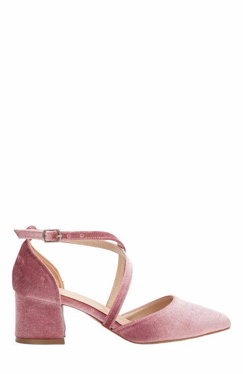 Dolly Low Block Heel Pumps