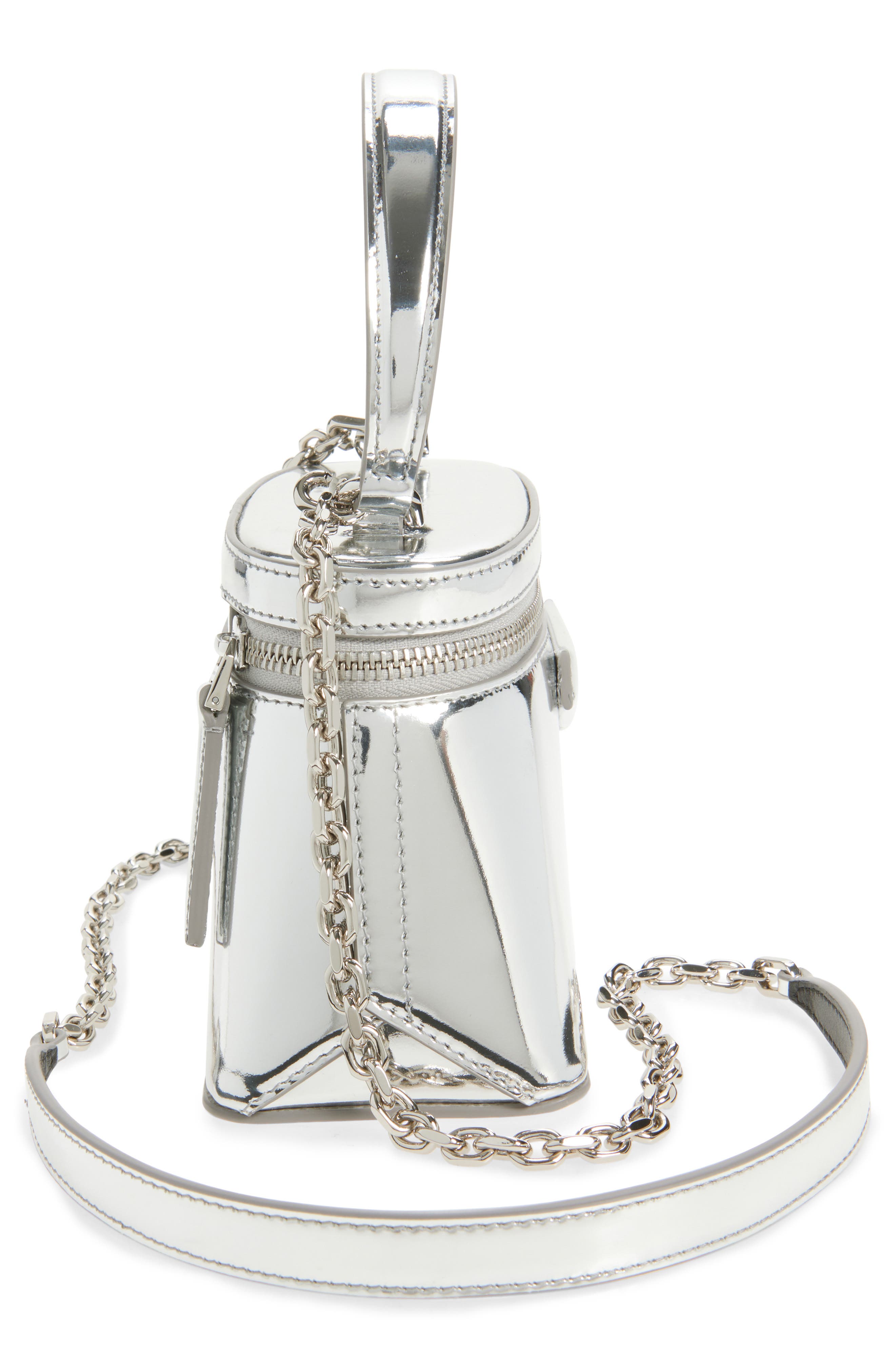 Givenchy Antigona Vanity Leather Handbag, Alternate, color, 040-Silvery