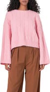 Endless Rose Cable Stitch Sweater