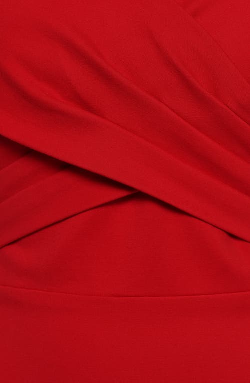 Petal And Pup Petal & Pup Dailene Off The Shoulder Midi Dress In Red