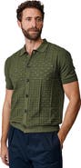Aubin Manor Textured Button Through Polo