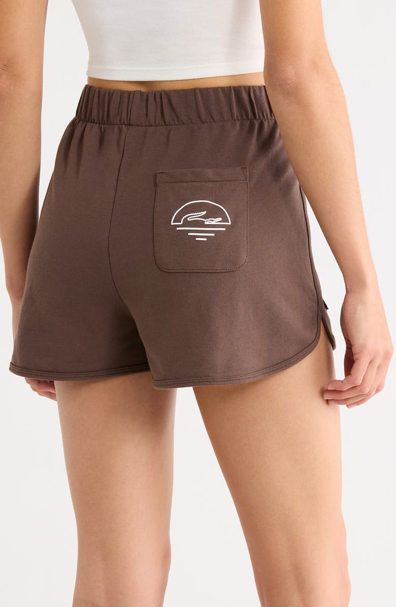 Lacoste Loungewear Sleep Shorts, Alternate, color, Grume