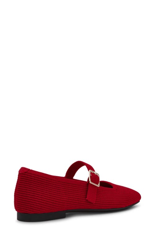 Anne Klein Mabel Mary Jane Flat In Red