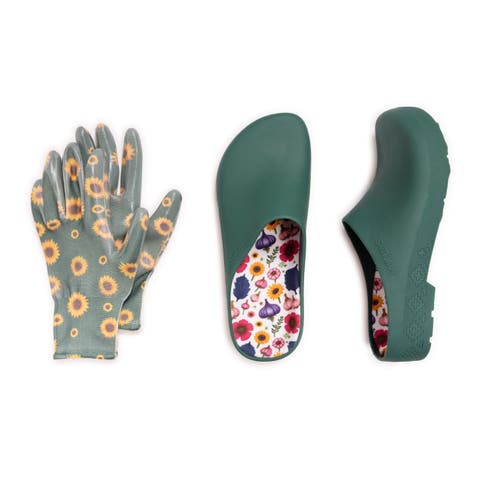 Garden Clog and Glove Set