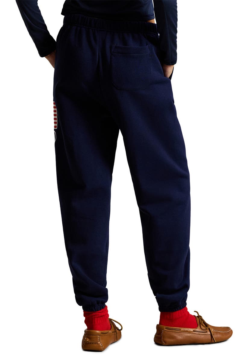 Polo Ralph Lauren Team USA Embroidered Graphic Sweatpants, Alternate, color, Refined Navy