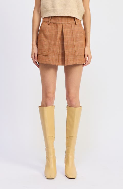 Leighton Plaid Skort