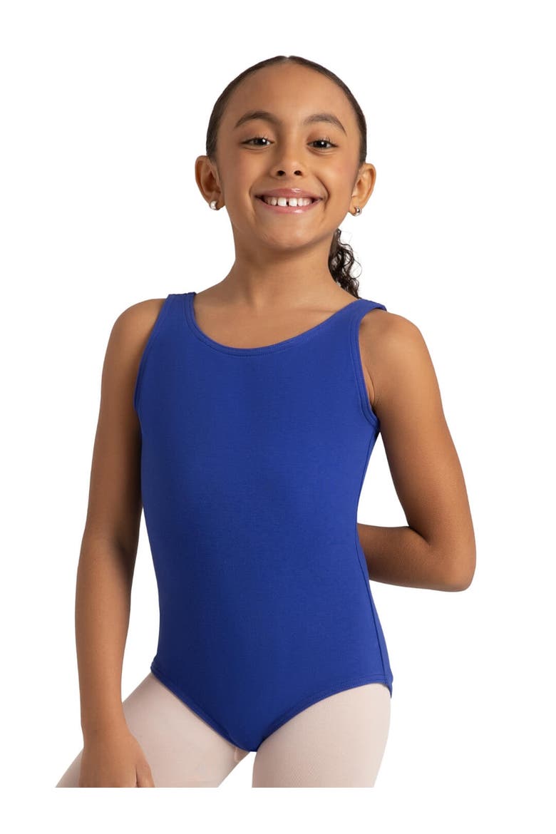 High-Neck Tank Leotard, Alternate, color, Dark Blue