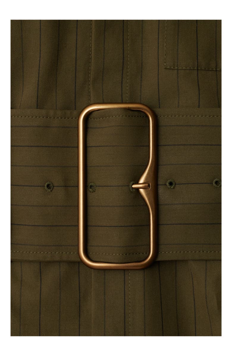 Burberry Regular Fit Striped Cotton Shirt, Alternate, color, 