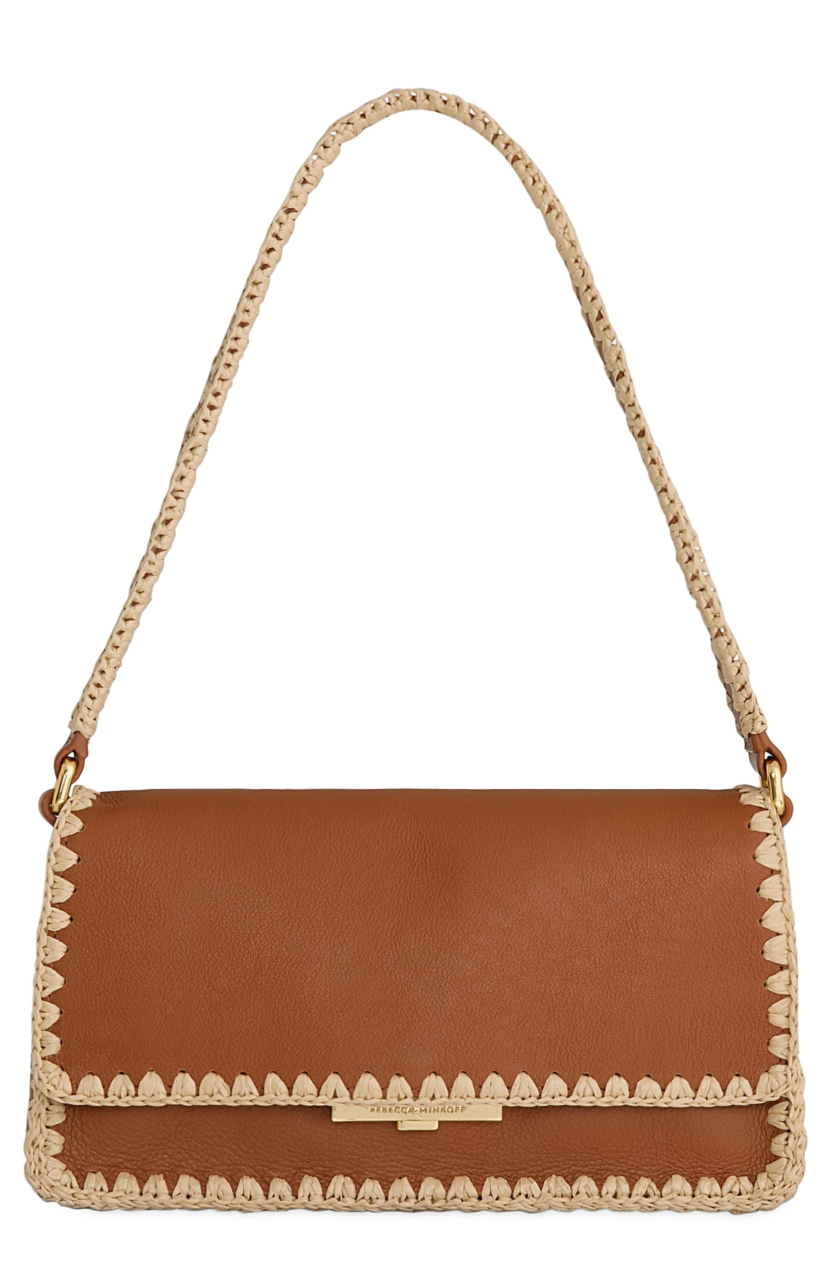 Rebecca Minkoff Berkely Shoulder Bag, Main, color, Caramello