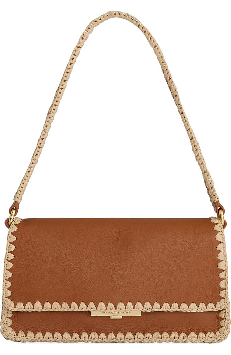 Rebecca Minkoff Berkely Shoulder Bag, Main, color, Caramello