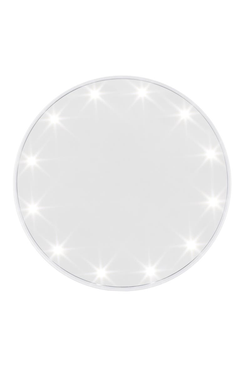 RIKI Super Fine 7X Portable LED Mirror, Alternate, color, WHITE
