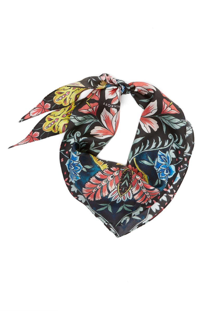 Rebecca Minkoff City Floral Diamond Scarf, Alternate, color,