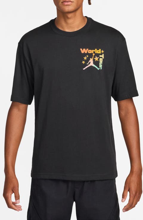 World Tour Cotton Graphic T-Shirt