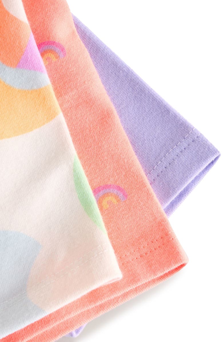 NEXT Kids' Assorted 3-Pack Rainbow Cycle Shorts, Alternate, color, 