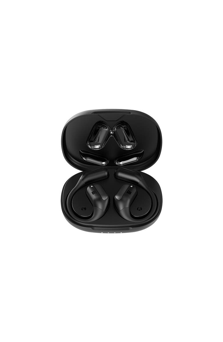 Cubitt Power Open-Ear Earbuds BT 5.3 23H Playtime Dual Mic ENC IPX5 USB-C, Alternate, color, Black