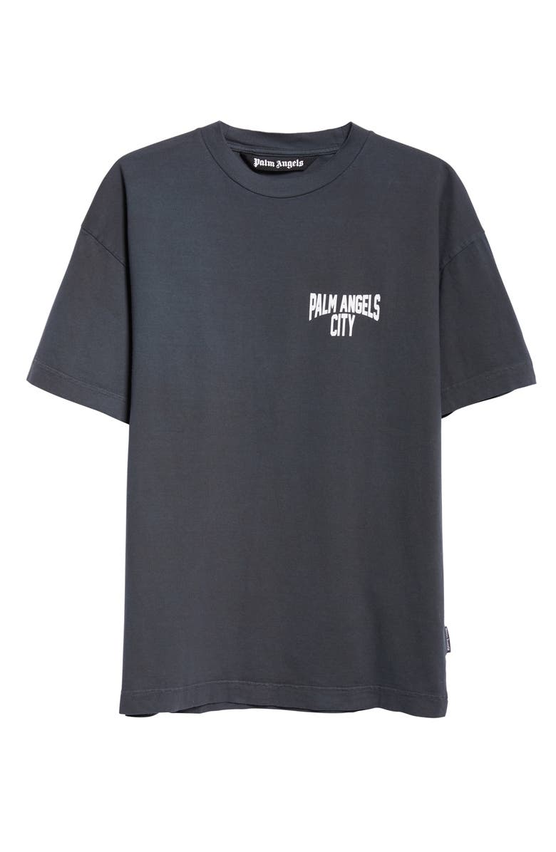 Palm Angels Cotton Logo Graphic T-Shirt, Alternate, color, 