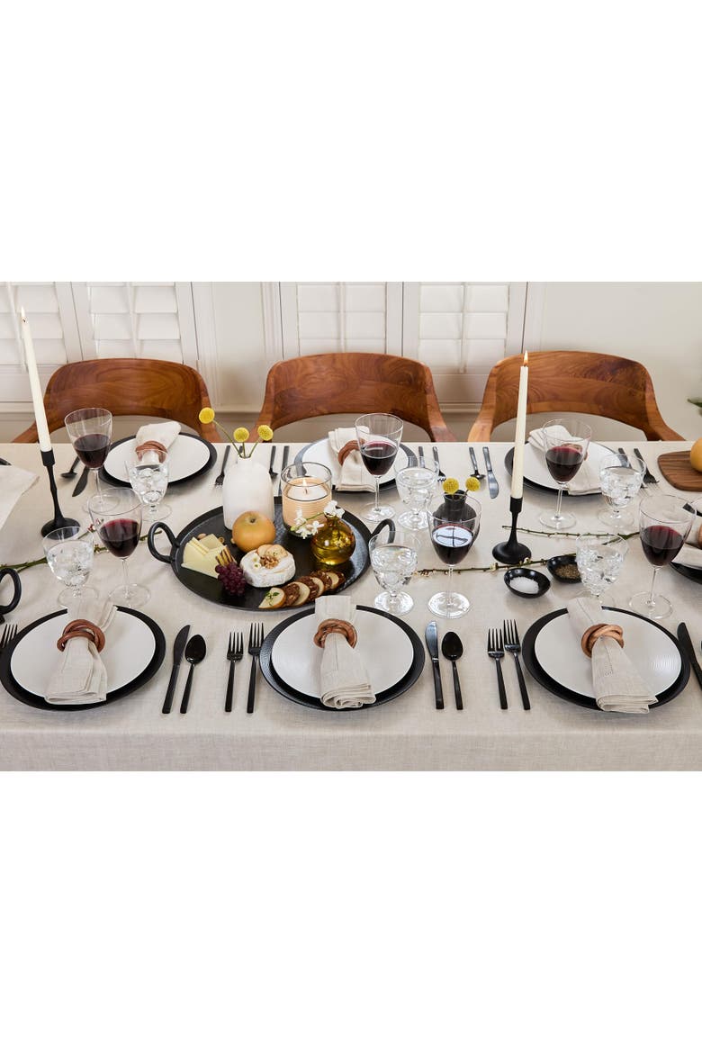 Linen Tablecloth - Classic Hemstitch, Alternate, color, Light Natural