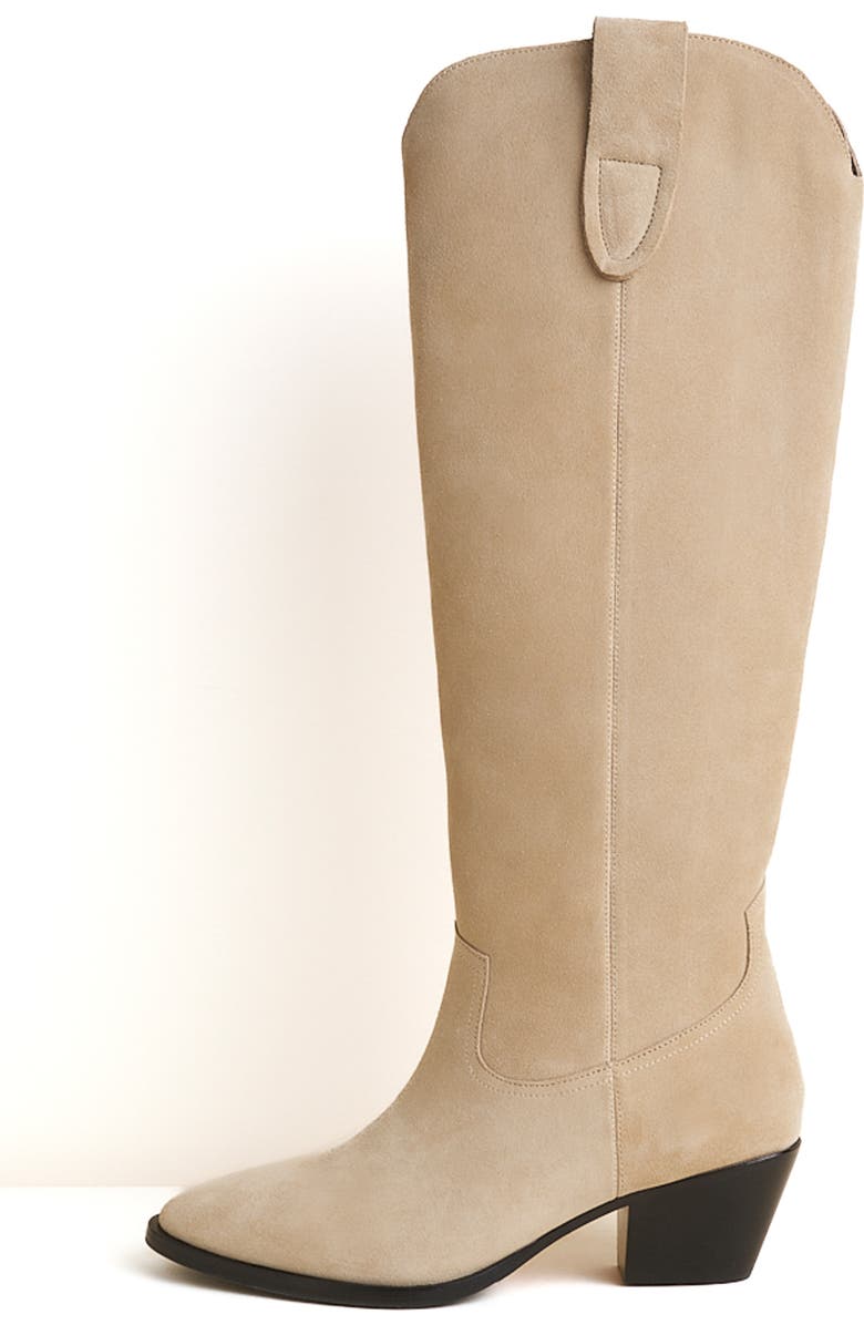 Charlotte Stone Agatha Knee High Western Boot, Alternate, color, Fawn