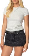 EDIKTED Daphney Rib T-Shirt