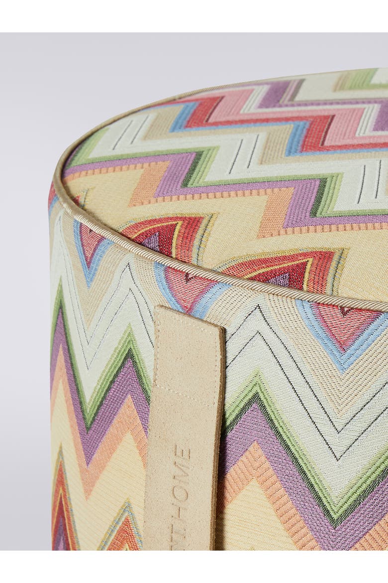 Agadir Cylindrical Pouffe 40x30 Cm, Alternate, color, Multicoloured