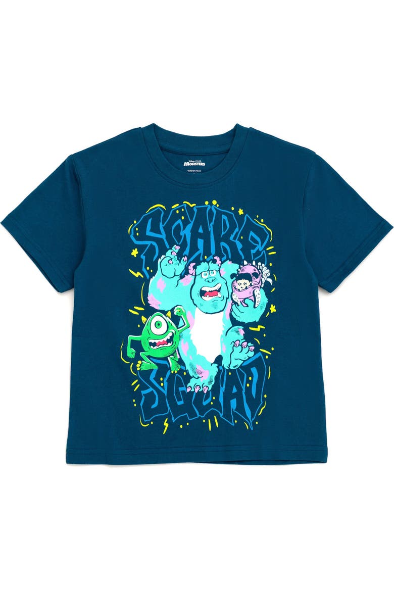 Monsters Inc. 2-Pack Short Sleeve T-Shirts, Alternate, color, Mike Sulley Blue
