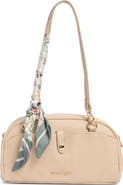 Nanette Lepore Soft Pebble Shoulder Bag with Scarf