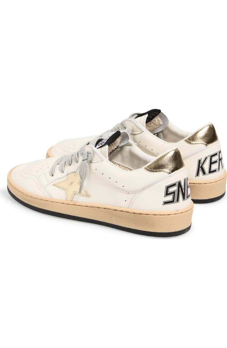 Golden Goose Kids
Ball Star Low Top Sneaker, Alternate, color, White/ Gold