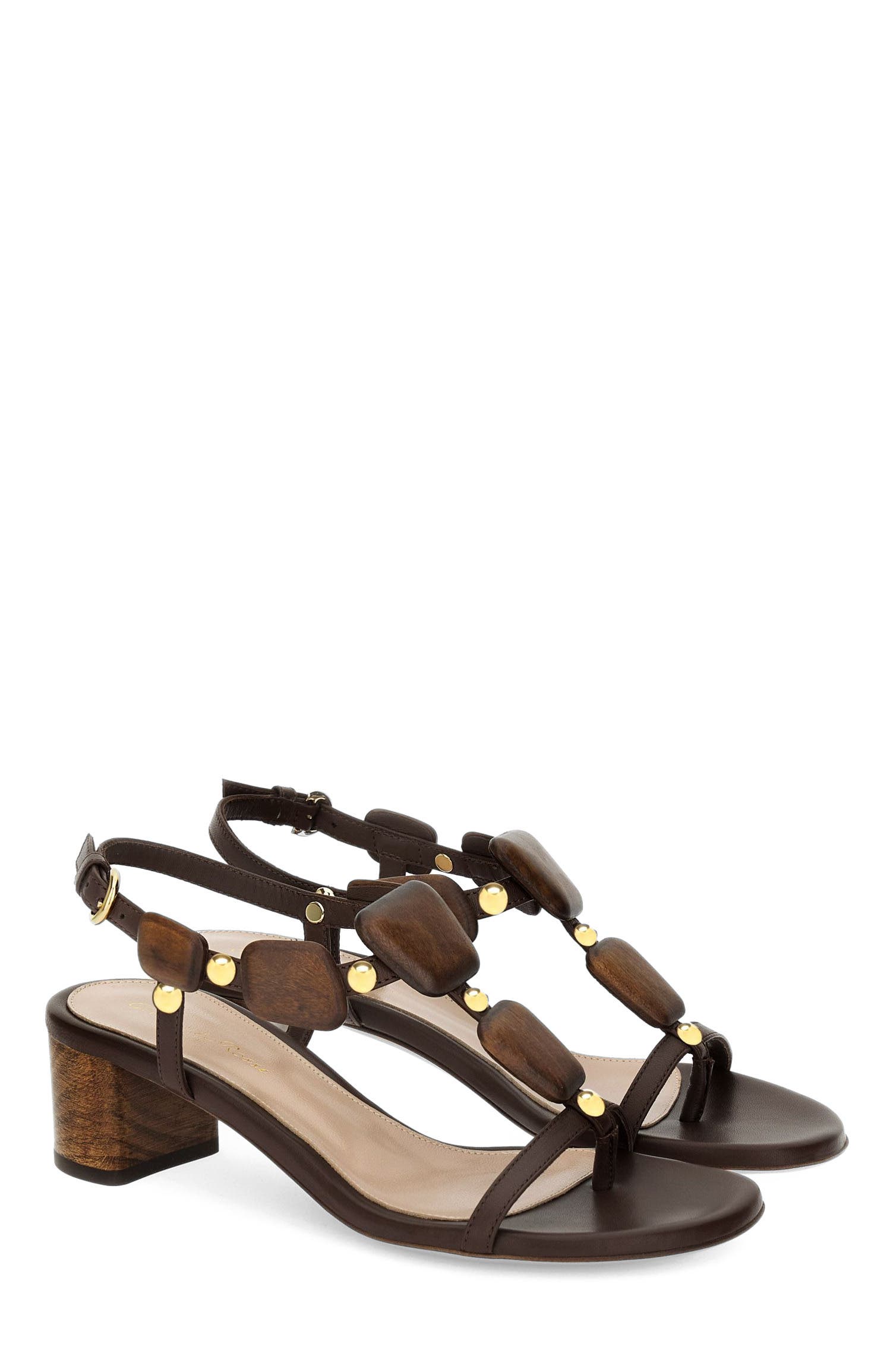 Munduk 45 Sandal, Alternate, color, Dark Brown Lamb Leather