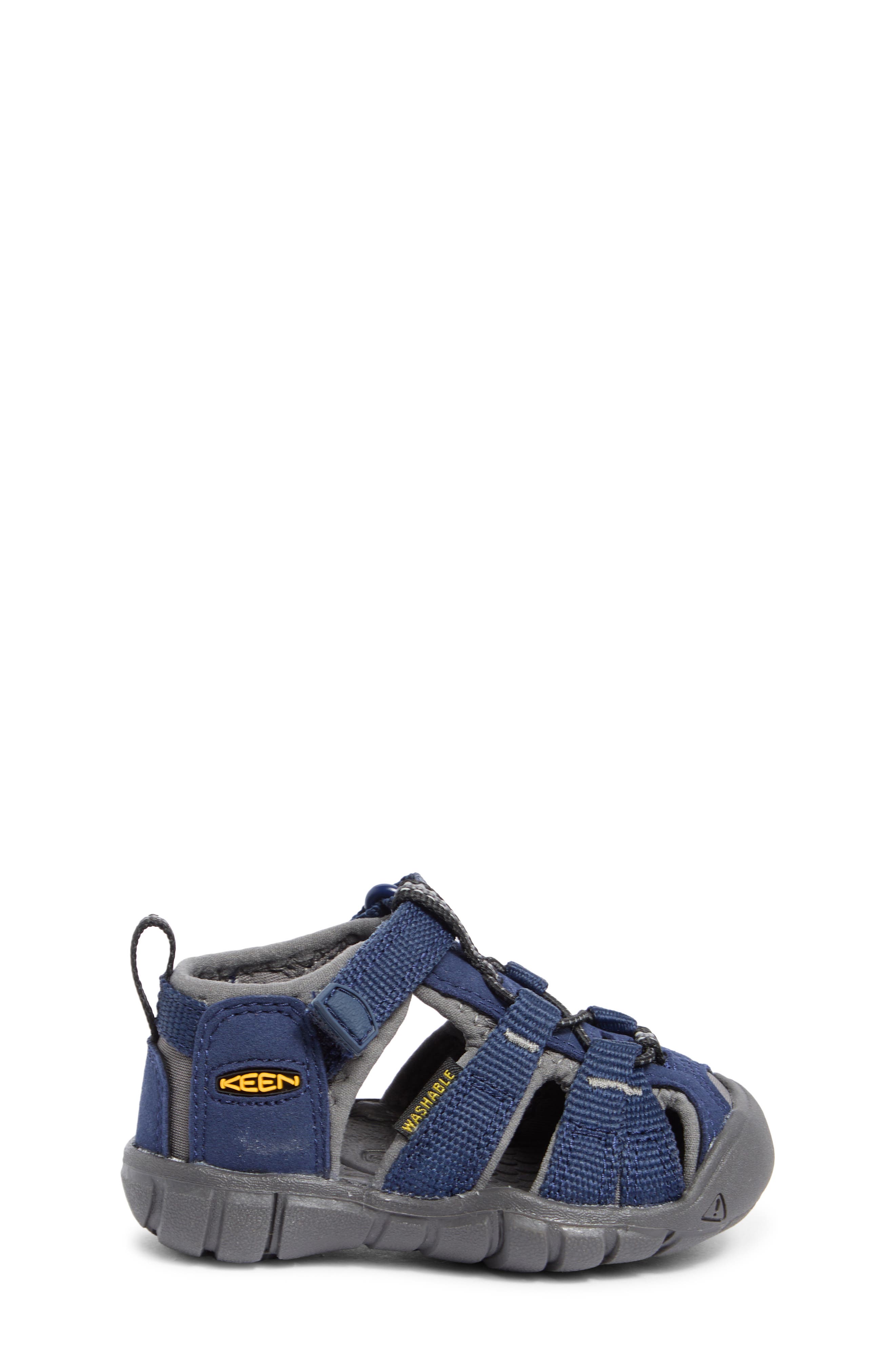 KEEN Kids' Seacamp II CNX Sandal, Alternate, color, Naval Academy/Drizzle
